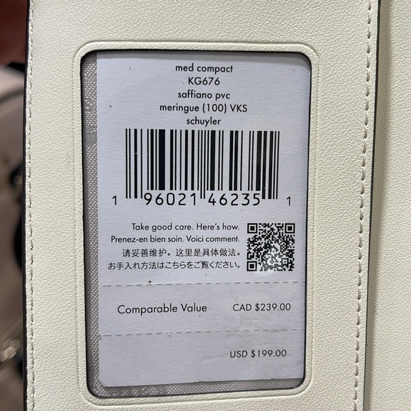 Kate Spade Schuyler Medium Compact Bifold Wallet
Meringue
NWT - Picture 8 of 16